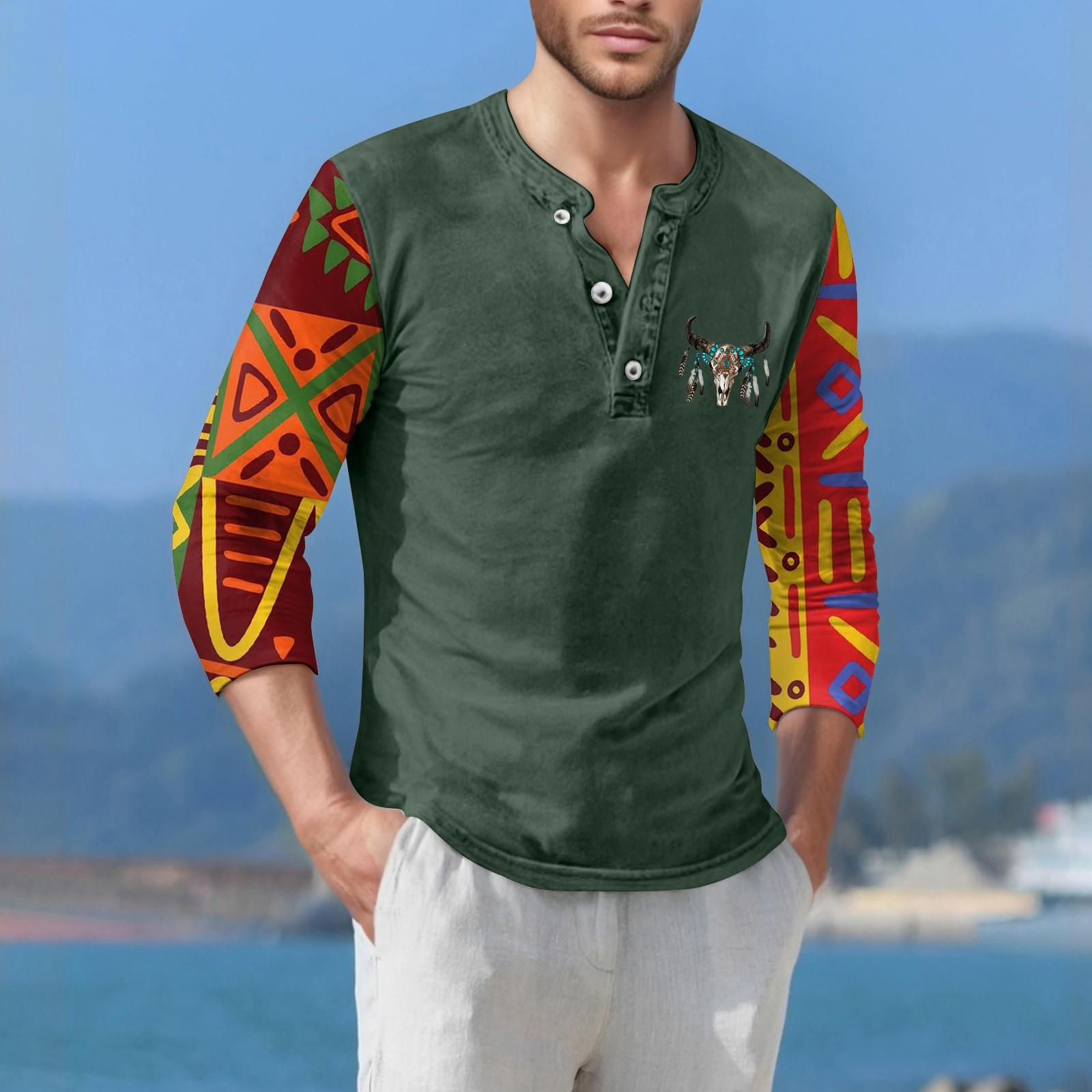 

Мужская футболка уличная повседневная мода с длинными рукавами M