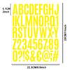 10pcs Self Adhesive Letter Stickers Waterproof 2 Inch Mailbox Numbers Vinyl Stickers Alphabet Decals Car Laptop Scrapbook