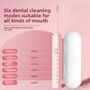 Brosse à Dents Électrique pour Hommes et Femmes Rechargeable Ultrasonique à Poils Doux Brosse à Dents Domestique de Voyage en Extérieur