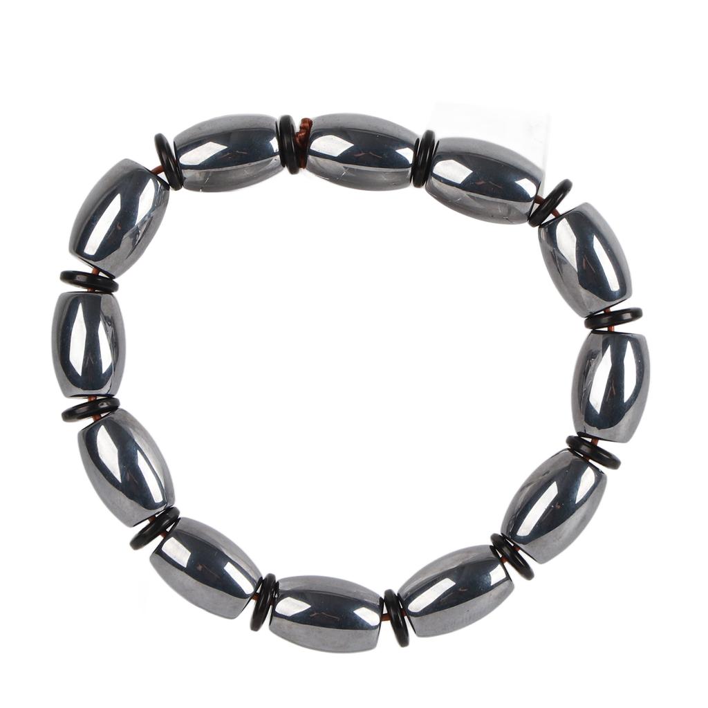 Terahertz Beads Bracelet Stretchy Stress Relief Meridian Treatment Unisex Energy Healing Stone Bracelet