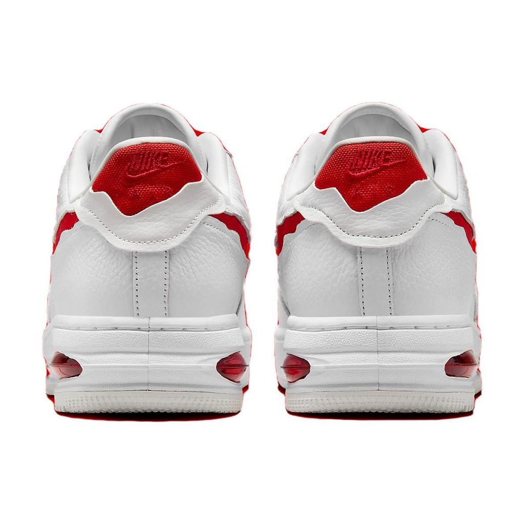 Nike Air Force 1 Low EVO Bianco Rosso Università Scarpe da Ginnastica da Uomo Summit-White HF3630-100