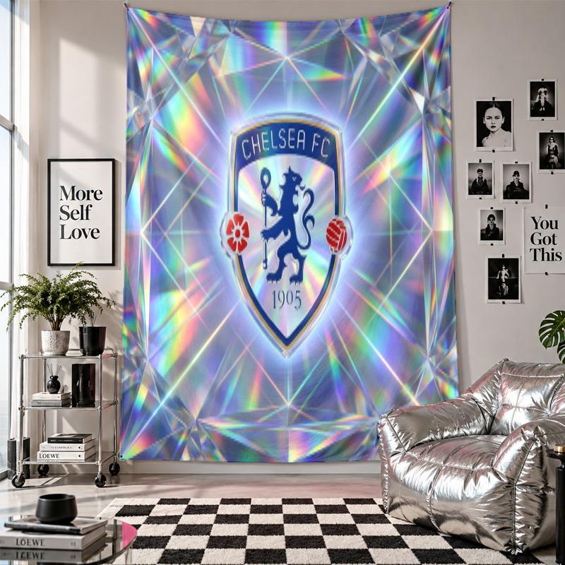Chelsea FC Wall Tapestry Home Decor Wall Hanging Cloth for Bedroom Living Room Background
