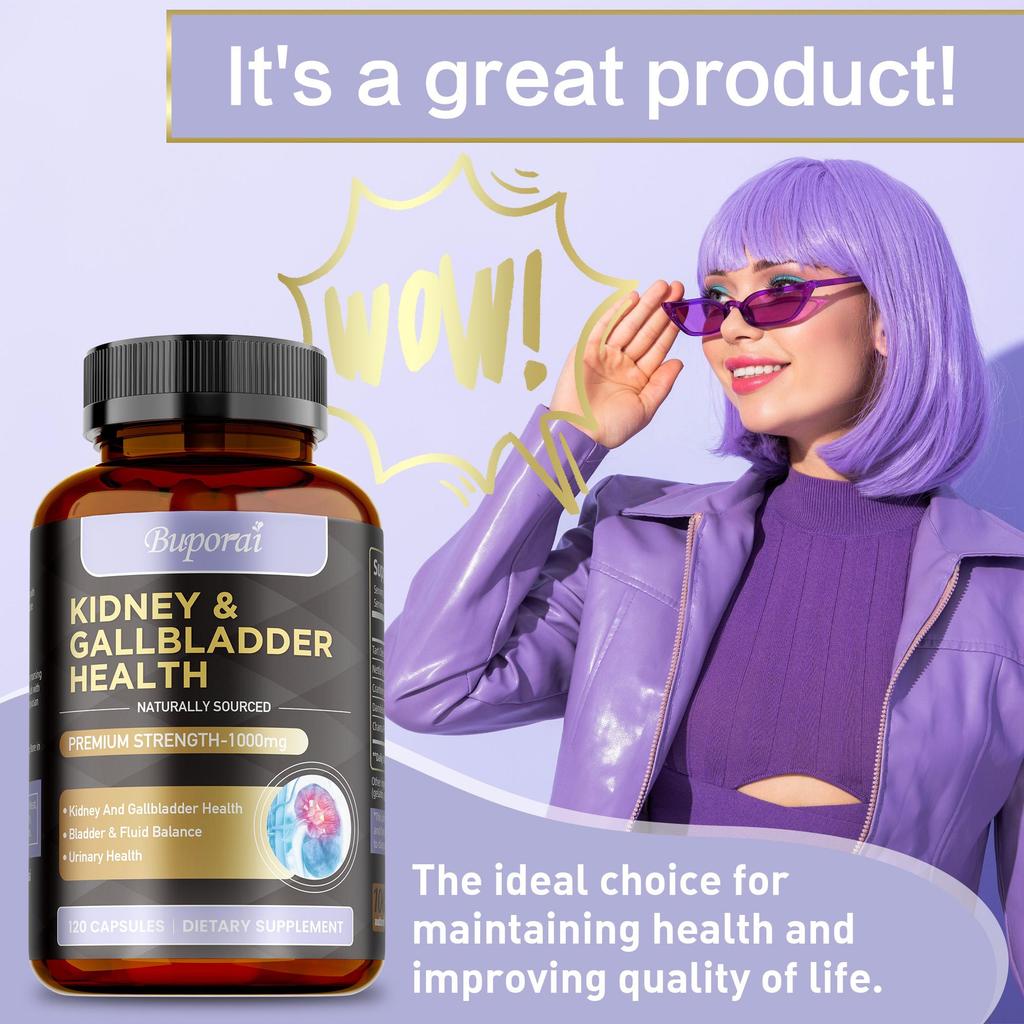 Kidney & Gallbladder Health-Urinary System,Cleanse Support,Kidney Restore Health