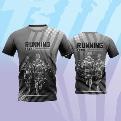 Outdoor Running Sports 3d Print Men's T Shirts Summer Casual O-neck Short Sleeve Unisex Tops Fashion Fitness Quick Drying Loose Clothing