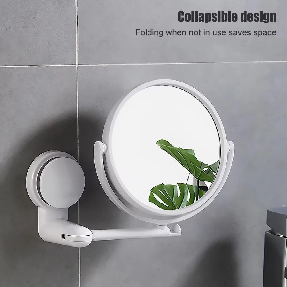 Double Side Extend Bathroom Mirror Without Drill Cosmetic Makeup New Wall Mirror  Bathroom