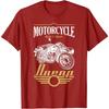 Kiew Dnepr Motorrad Offroad Motorradfahrer T-Shirt 100% Baumwolle Rundhals Sommer Kurzarm Lässig Herren T-Shirt