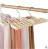 Tie Belt Hanger Wardrobe Closet Organizer 10 Card Slots Large Capacity Belt Storage Rack Scarf Tie Hanging Organizer Scarf Hook