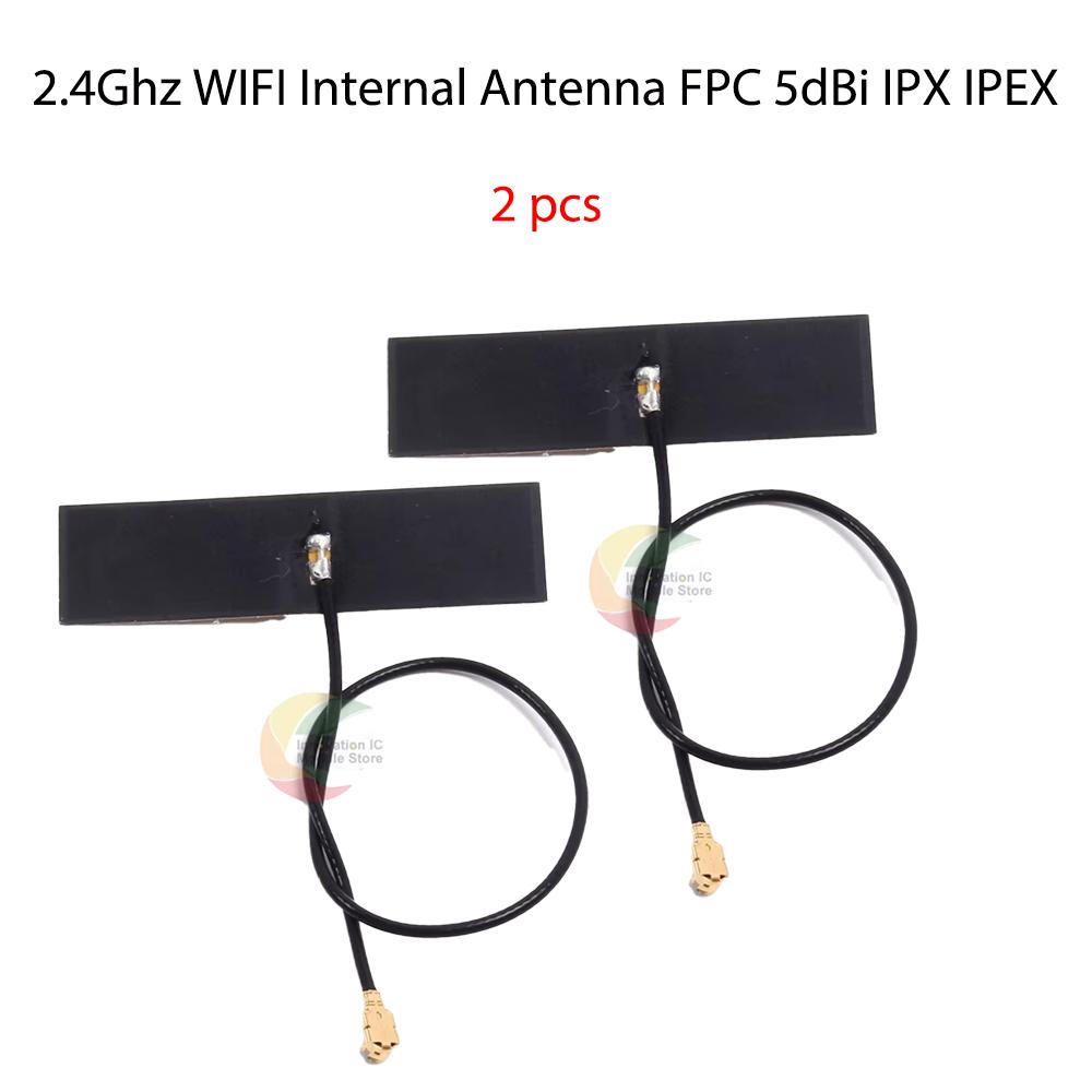 2.4Ghz WIFI Internal Antenna FPC 5dBi IPX IPEX Connector Omni Antenna IEEE 802.11 B/g/n WLAN System with 12cm Length Cable