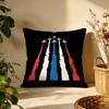 Trendy TTop Gunable Cushion Cover Versatile DoubleSided Pillow Case Fit for Sofa Bed Car  Daily Decor