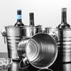 UOSO 5L Thickened Stainless Steel Ice & Champagne Bucket with Tong