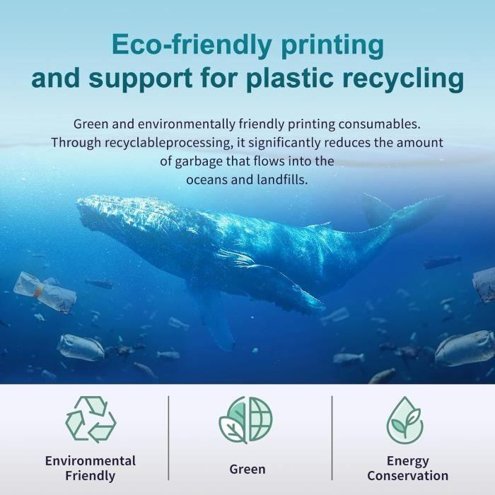 Cartouches d'encre - ZIPRINT - 304 XL - Noir et Couleur - Compatible HP Envy et DeskJet - Pack de 2