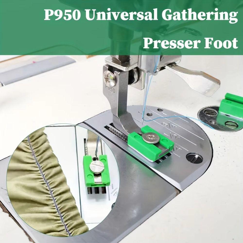 P950 Ruffling Presser Foot Adjustable Sewing Machine Part Kit Sewing Machine Attachment