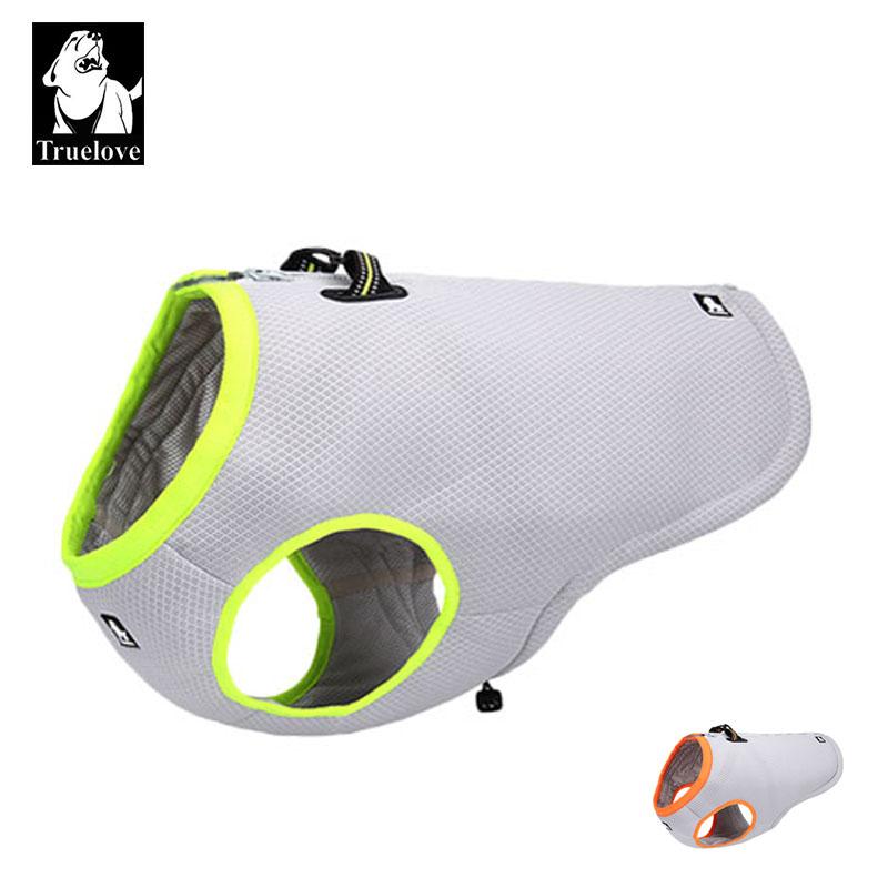 

Летний охлаждающий жилет для собак Truelove, охлаждающий ремень для собак, регулируемый сетчатый светоотражающий жилет для домашних животных, быстросъемный жилет, хит продаж