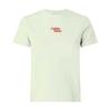 Womens/Ladies Flock Print Crew Neck Short-Sleeved T-Shirt