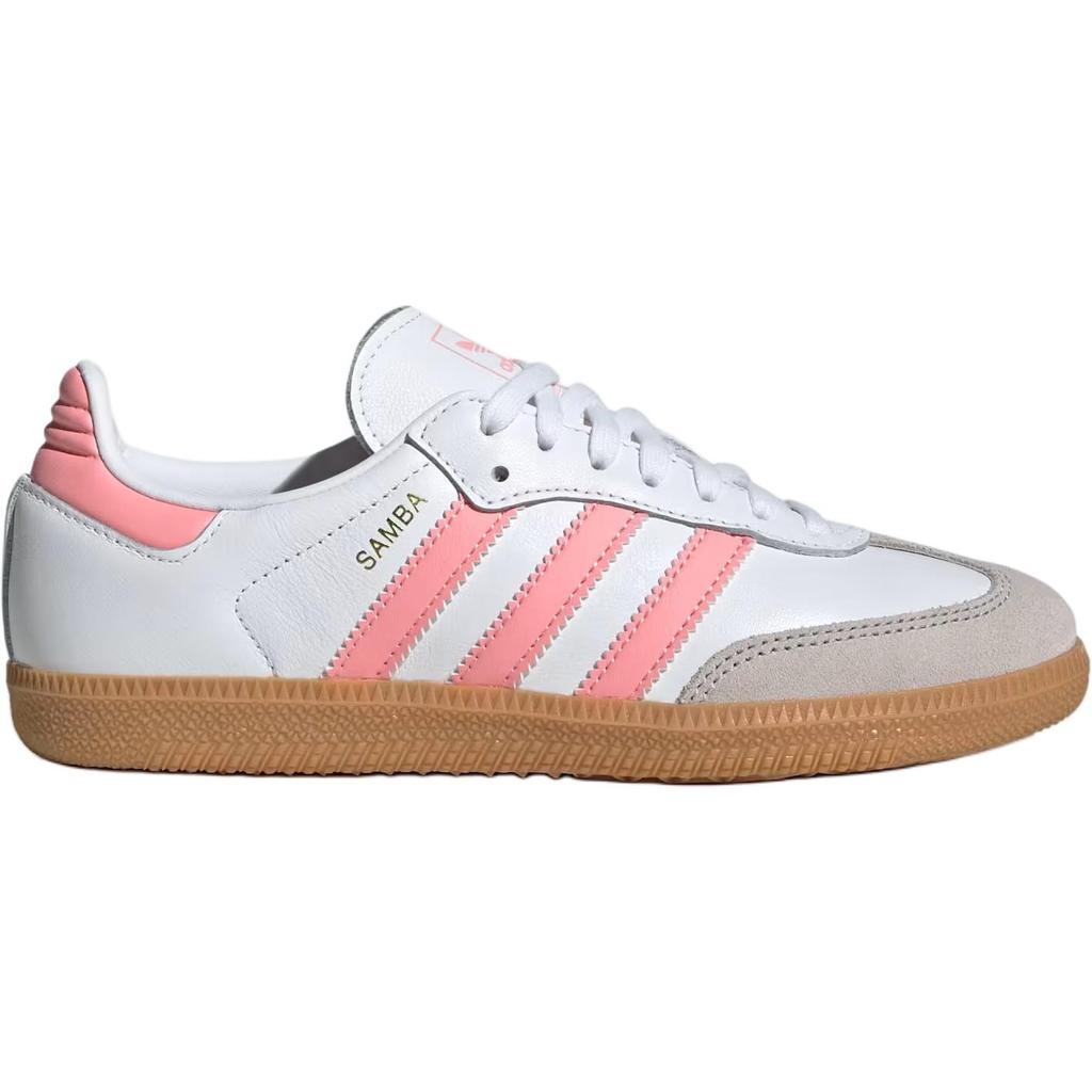 Adidas Samba OG J White Semi Pink Spark Men Sneakers Cloud-White Gum JP5480