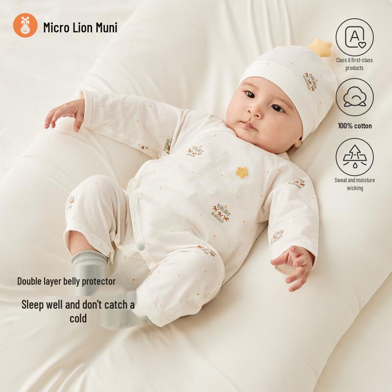 Weishimuni Newborn Summer Long-Sleeve Romper L