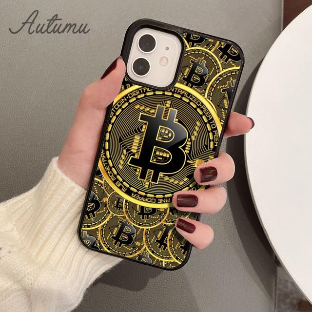 Bitcoin Handyhülle für iPhone 17 Air 15 16 16e 11 12 13 14 Pro Max Plus Hülle coque Fundas Schale
