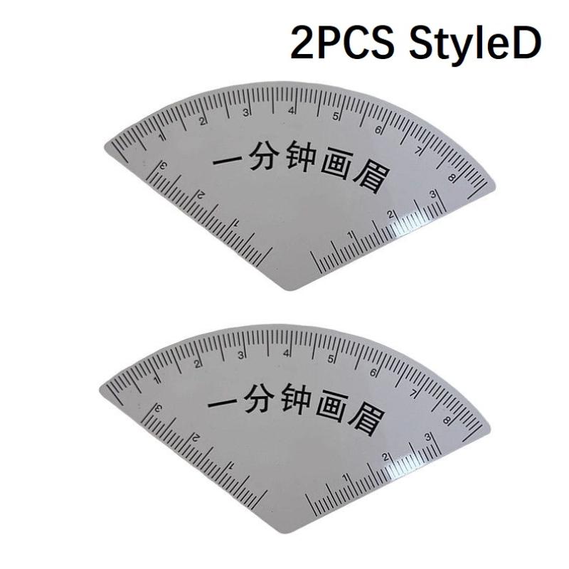 

Быстрый рисунок Дизайн бровей Линейка Инструмент для разметки микроблейдинга Формирование Перманентный макияж Руководство для рисования Линейка Тату принадлежности Многоразовое использование