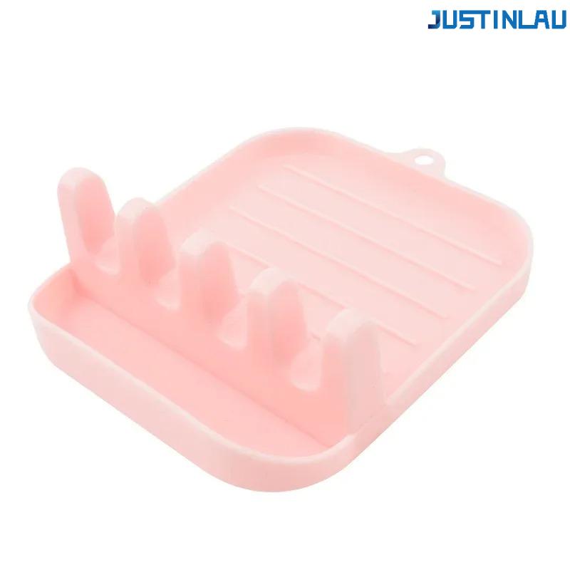 

Spatula rack cutlery rack pot lid rack cooking utensil storage rack knife fork chopsticks rack kitchen gadgets spoon holder розовый