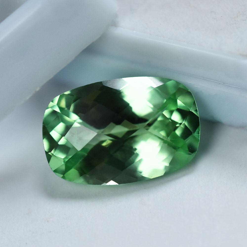 Bluish Green Sapphire Natural Cushion 10x9 mm Flawless Ceylon Loose Gemstone
