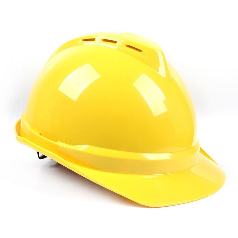 MSA V-Gard Deluxe ABS Safety Helmet with Breathable Rotary Button