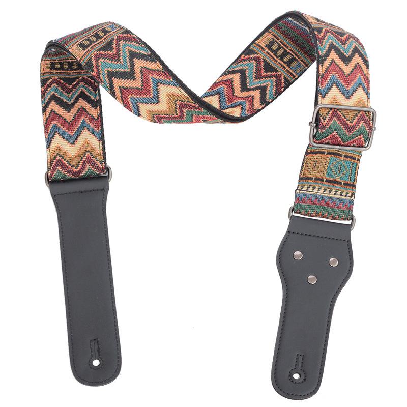 Bohemian Diagonaler Schwanzstift Gitarrengurt für Akustik- & E-Gitarren