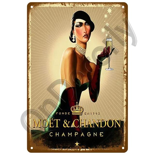 Vintage Metal Plaque Sign  Beer  Cocktail Wall Art for Bar Pub Club Man Cave  Retro Tin Sign Decor  Iron Painting Poster for Hom