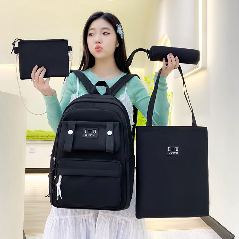 

Large Capacity Fashionable Backpack New Style Versatile School Bag for Men and Women Junior High School Students