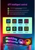 Smart LED Car Sticker: Full Color Flexible Display with Bluetooth Scrolling Subtitles for In-Car Advertising.