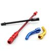 Universal Fit Aluminium Alloy Bike V Brake Cable Guide Pipe Wear Resistant Bend Hose Tube for All Kinds of Bicycles Repair
