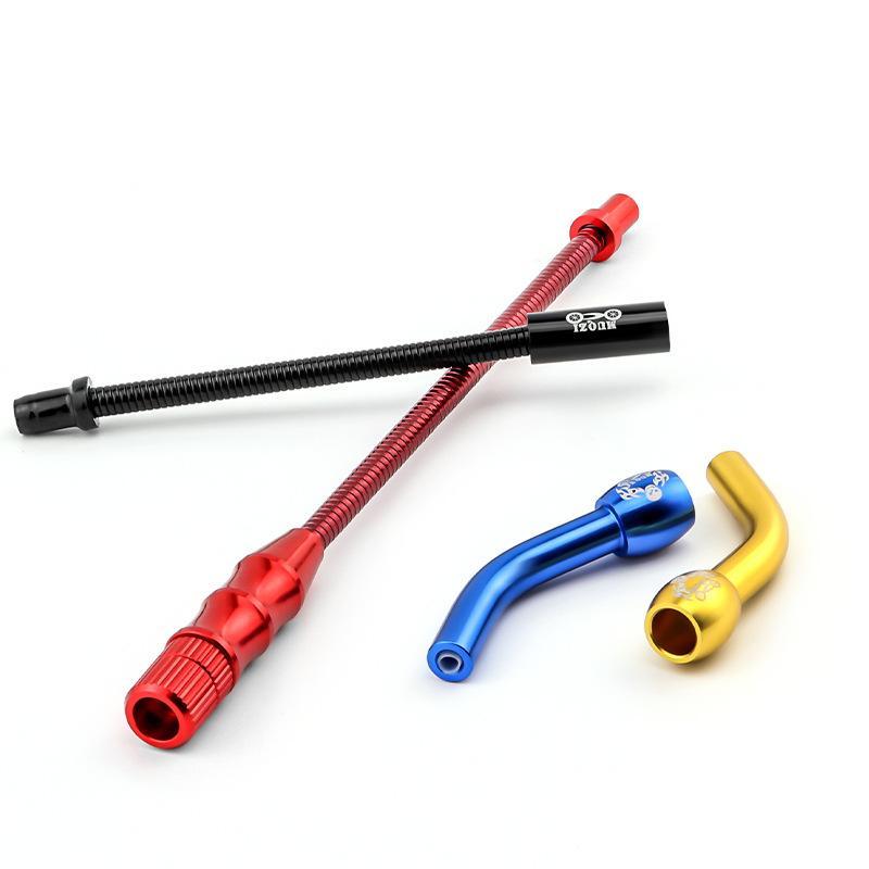 Universal Fit Aluminium Alloy Bike V Brake Cable Guide Pipe Wear Resistant Bend Hose Tube for All Kinds of Bicycles Repair