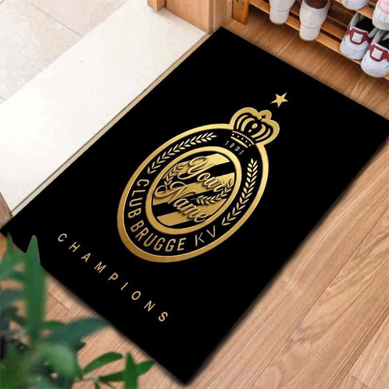 Club Brugge KV Custom Name Carpet Rug for Living Room Bedroom Home Sofa Decoration,Kids play Non-slip Floor Mat