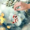Lightweight Acrylic Dog Hanging Ornament Crown Keychain, 2D Flat Backpack Cute Pet Key Ring for Friends Charm, Animal with Lanyard Charm Handbags