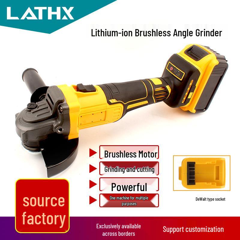 DW DeWeide Brushless Rechargeable Angle Grinder and Polisher with Lithium Battery