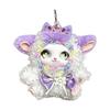 Ornaments Curly Lamb Keychain Kawaii Plush Doll Pendant Plush Sheep Pendant  Bag Key Decor