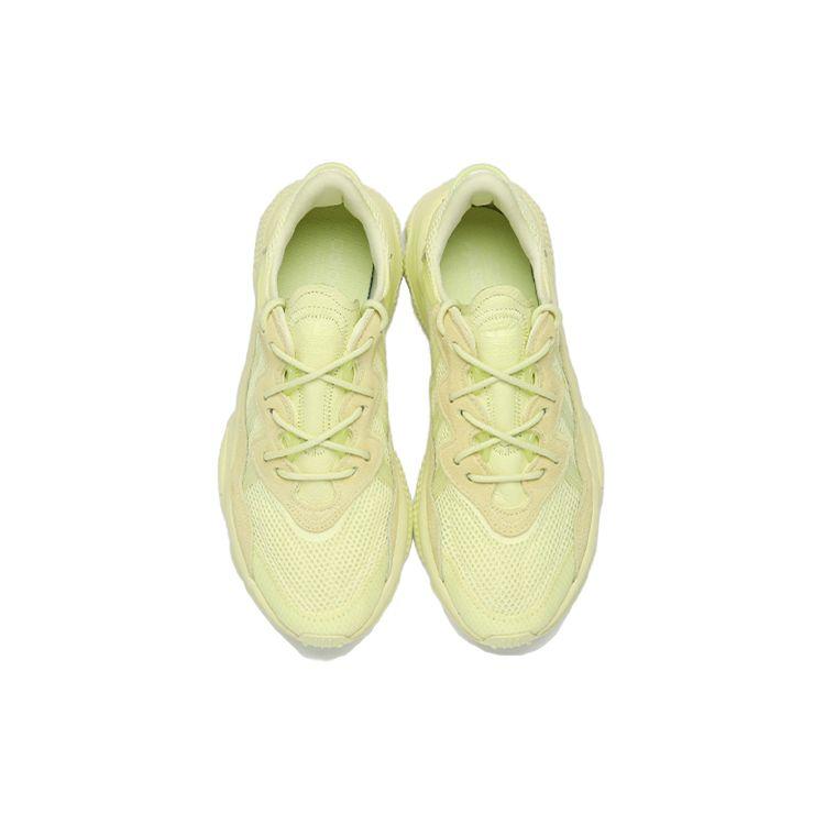 Adidas Originals Ozweego Mesh Fashion Comfortable Non-Slip Durable Low-Top Lifestyle Casual Shoes Unisex Casual Shoes Yellow FY2303