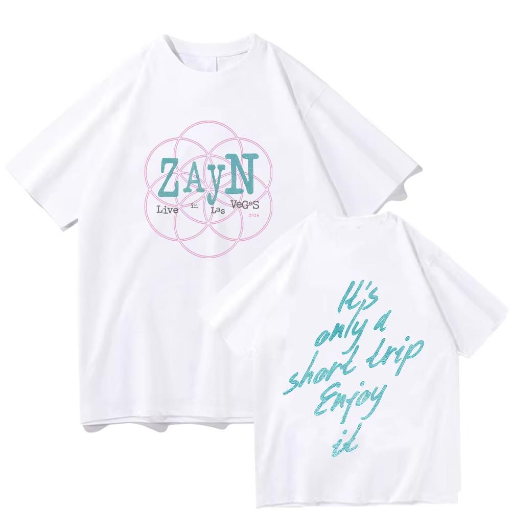 Zayn Malik Graphic High Quality Cotton T Shirts Zayn Vegas Ringer Top Fashion Harajuku Women Men Aesthetic Clothing High Street