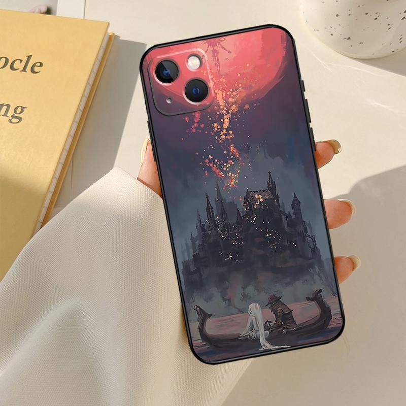 Game Bloodborne Cover For iPhone 13 14 15 16 Pro Max 12 Mini 11 14 15 16 Pro Max Plus X XR XS Max Phone Case