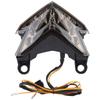 Motorcycle LED Tail Light Lamp Brake Turn Signal Taillight for    800 2013 2014 (Black)