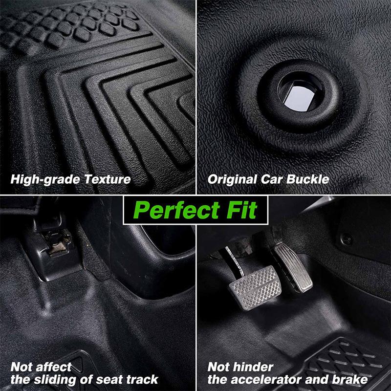 Hyundai Santa Cruz 2022-2024 Eco TPE Waterproof Floor Mats