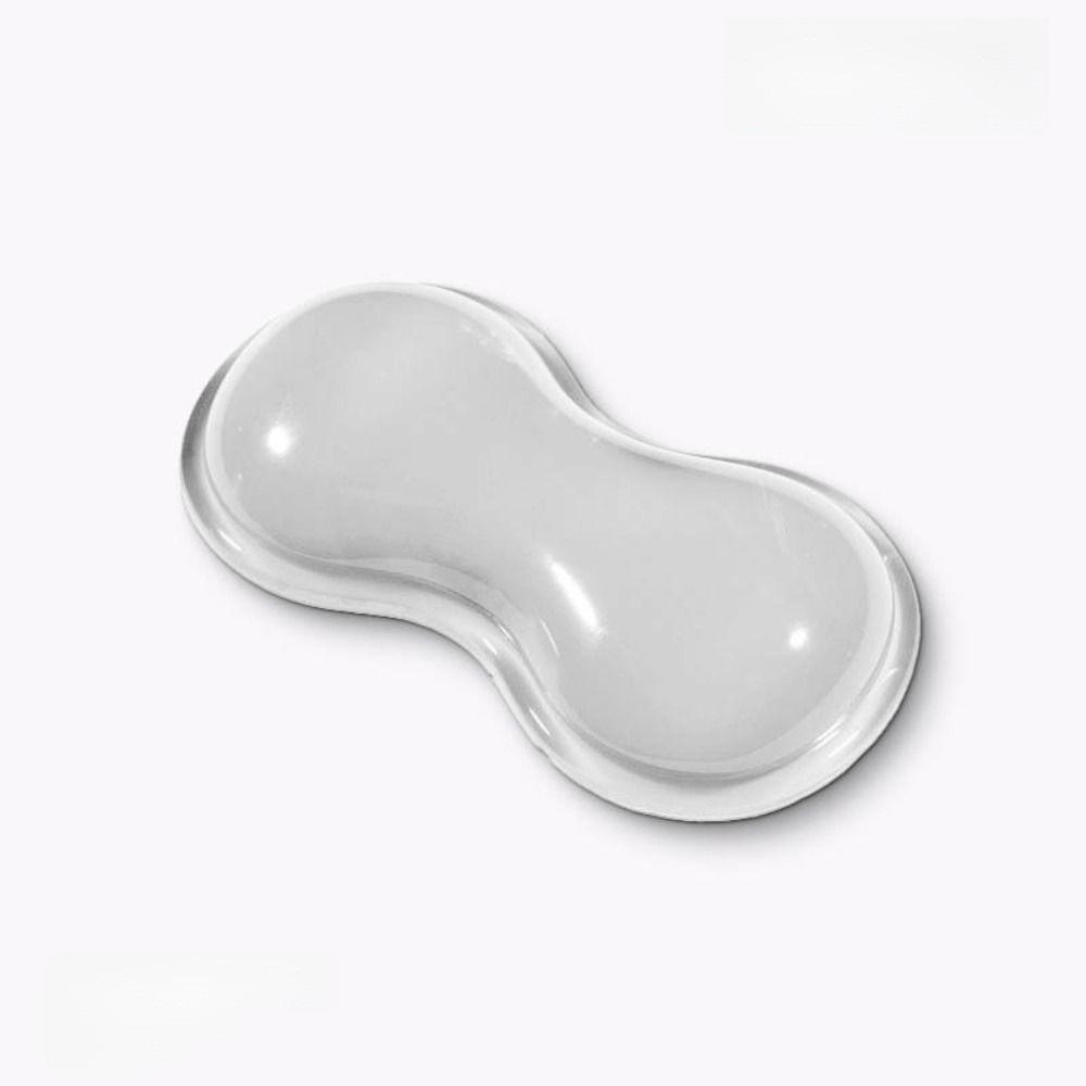 Soft Ergonomic with Wrist Rest Mouse Pad Anti Slip Transparent Keyboard Wrist Rest Silicone Mouse Wrist Rest Home Use
