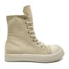 Quality Designer High Top Board Shoes Thick Sole Brand  Heightened Black Shoes Versatile Canvas Shoes Women's Boots