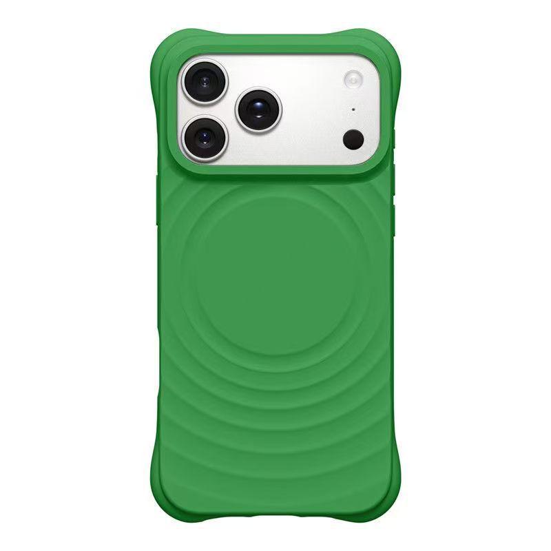 MagSafe Wave Pattern White Phone Case for iPhone 16 Pro Max/17 Pro 16 Pro Max