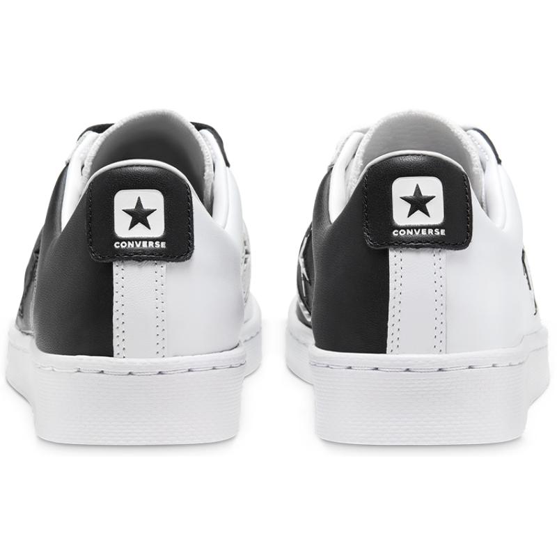 Converse Cons Pro Leather Non-slip Durable Low-top Skate Shoes Unisex Black
