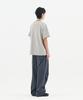Nontaib Semi Overfit Star Graphic T-Shirt (Melange Grey)