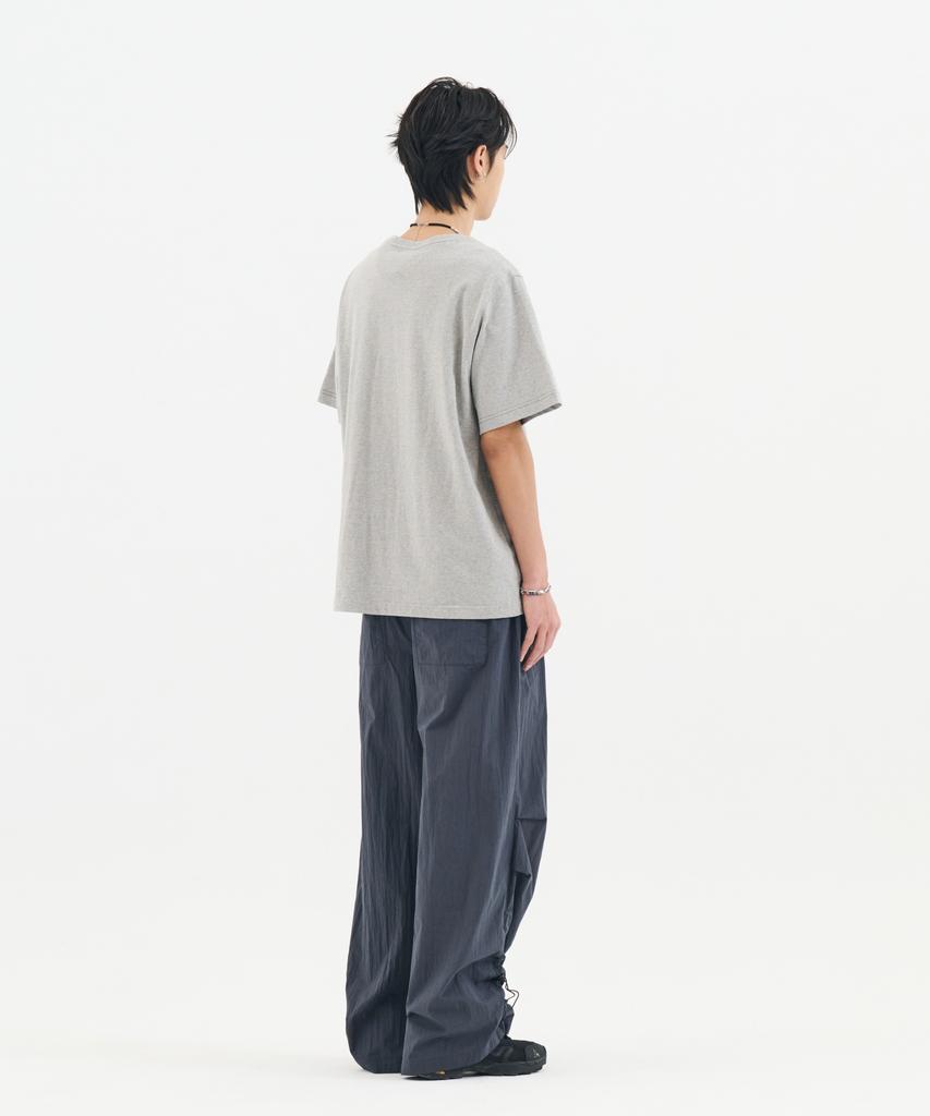Nontaib Semi Overfit Star Graphic T-Shirt (Melange Grey)
