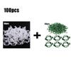 50-200Pcs Plant Support Clips Fixtureplastic Garden Vine Strapping Clip For Climbing Plantstomatograpeplants Stalks Holder