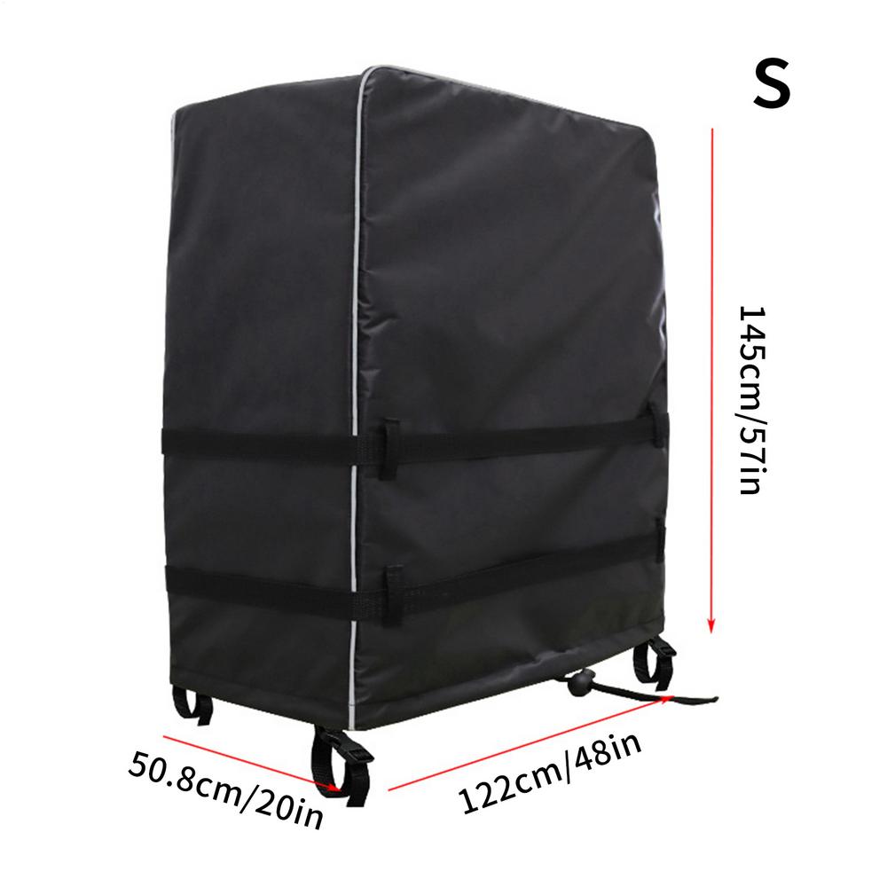 

TV Trolley Cover Reflective Television Wrap Windproof Buckle Webbing TV Cover For Outside For Inside Living Room Apartment