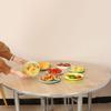 10Pcs/Pack Elastic Hem Disposable Tablecloth Round/Rectangular Universal Oil-proof Table Cover Thickened Waterproof