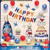 Ultraman Theme Boy Decoration Scene Arrangement Baby Children'S Party Balloon Birthday Aluminum Film Balloon